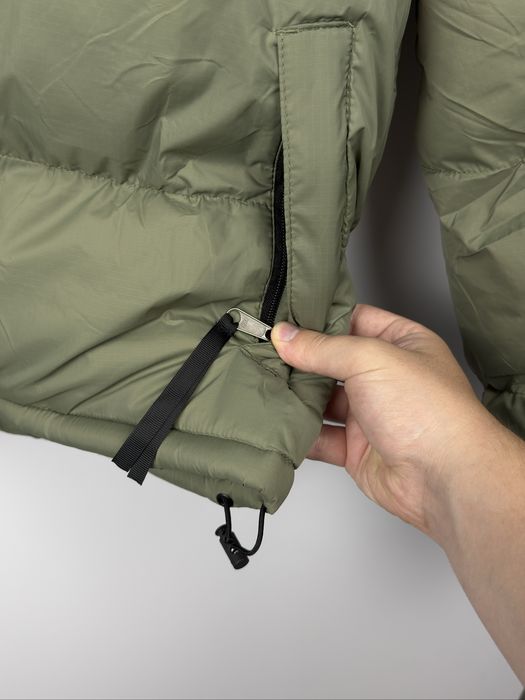 Nowa khaki kurtka puchowa zimowa TNF Nuptse 700 rozmiar M