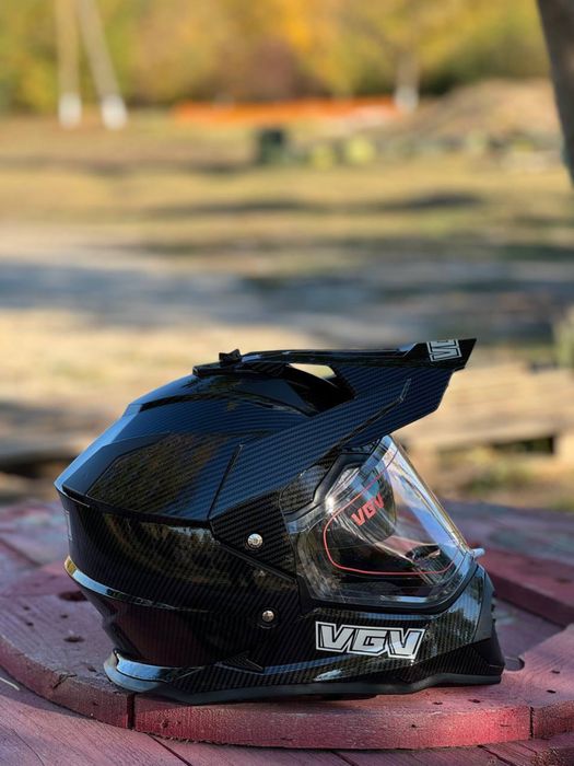 Кроссовый мото шлем размер М