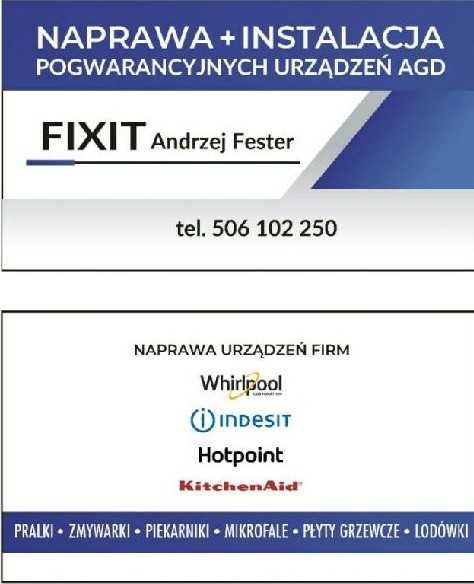 Naprawa AGD Whirlpool Hotpoint Indesit