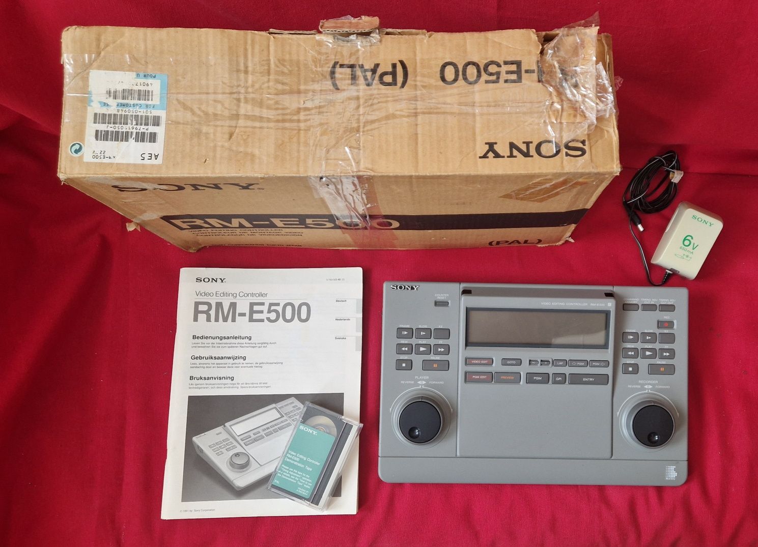 Sony Video Editing Controler RM E500 mikser mixer Panasonic