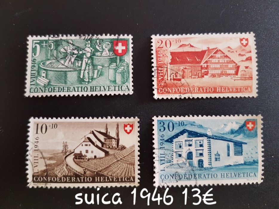 Selos Suíça 1946