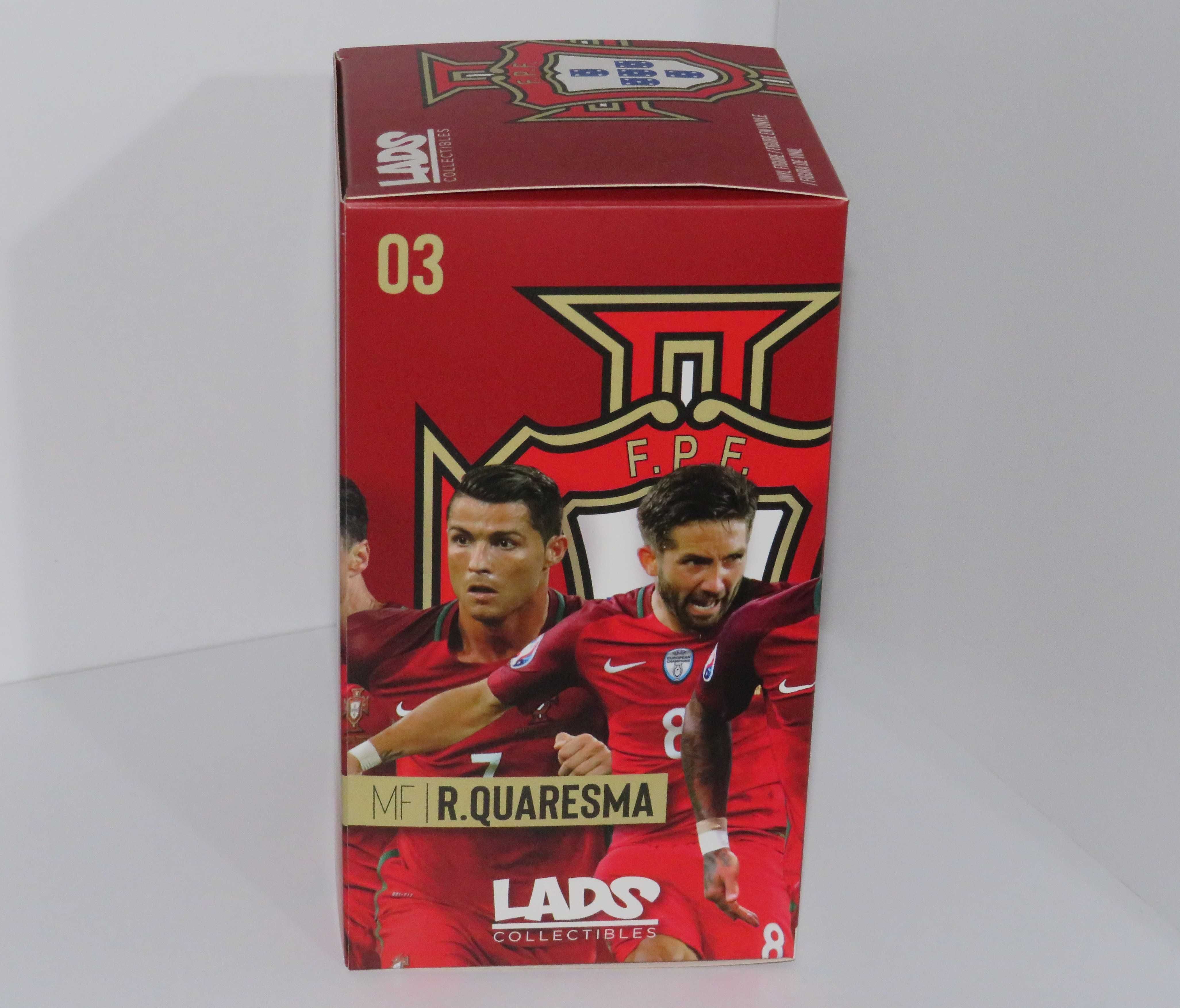 Figura R.Quaresma 03, Europeu 2016 Lads Collectibles Novo/Selado