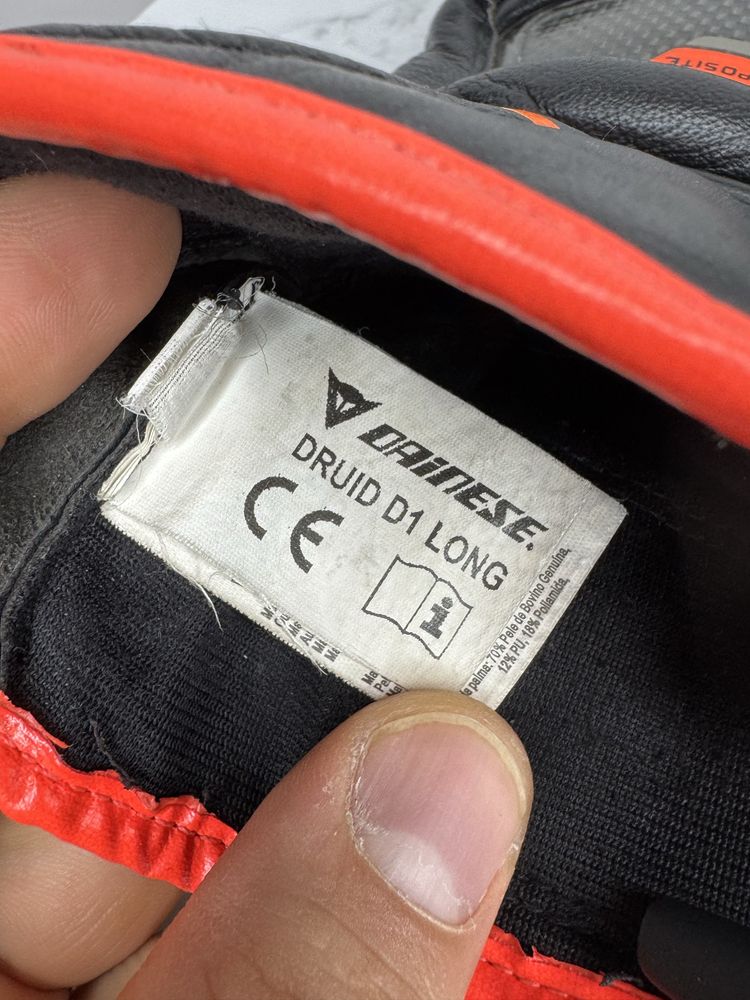 Rękawice Motocyklowe Dainese XXL Druid D1 Long Carbon Alpinestars Rst