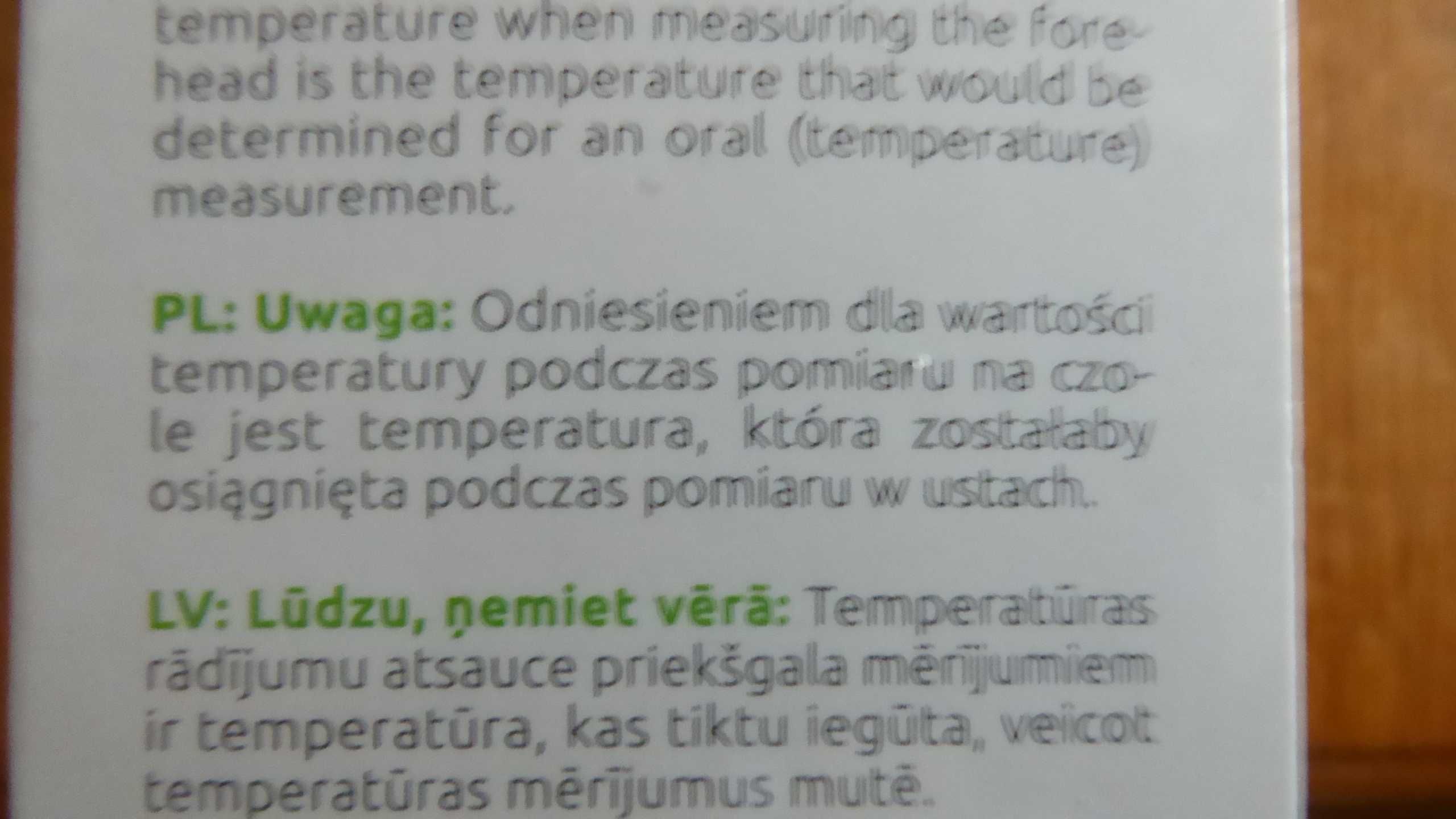 Nowy termometr na podczerwień Dr. Senst DET-306 z paragonem.