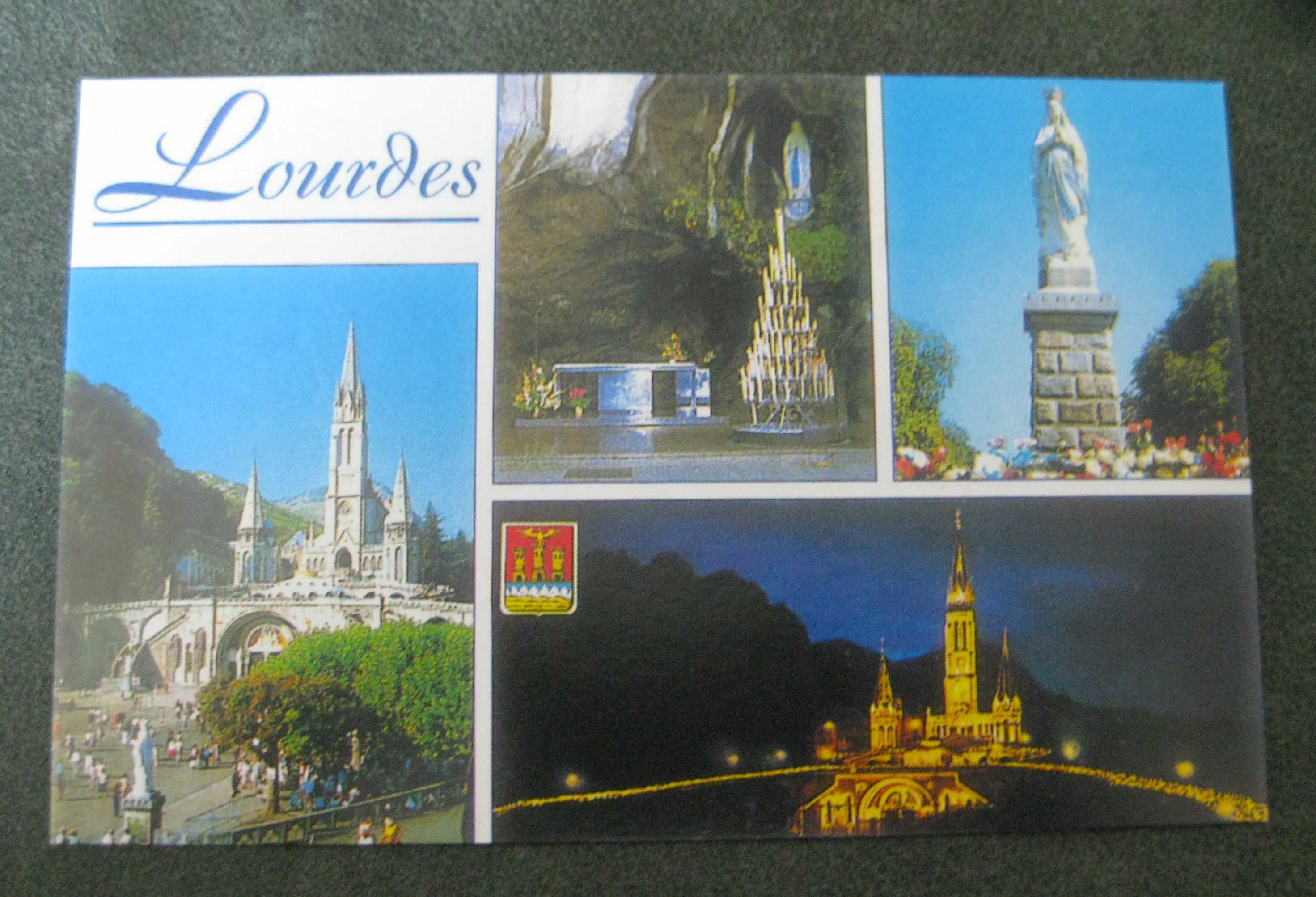 4 Postais de Lourdes (França)