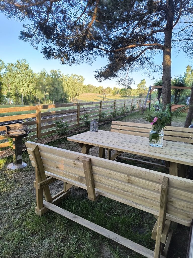 Domek nad jeziorem pod lasem - wynajem domku holenderskiego 4 os.
