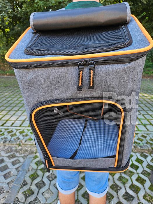 Plecak dla kota psa transporter duży rozkładany pojemny do zwierząt
