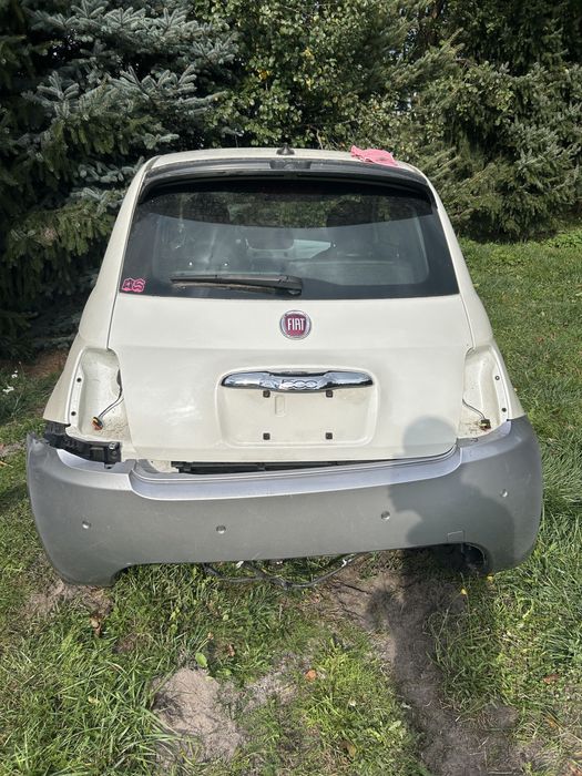 Fiat 500e 2015 cały na części chłodnica zawieszenie drzwi klapa amor