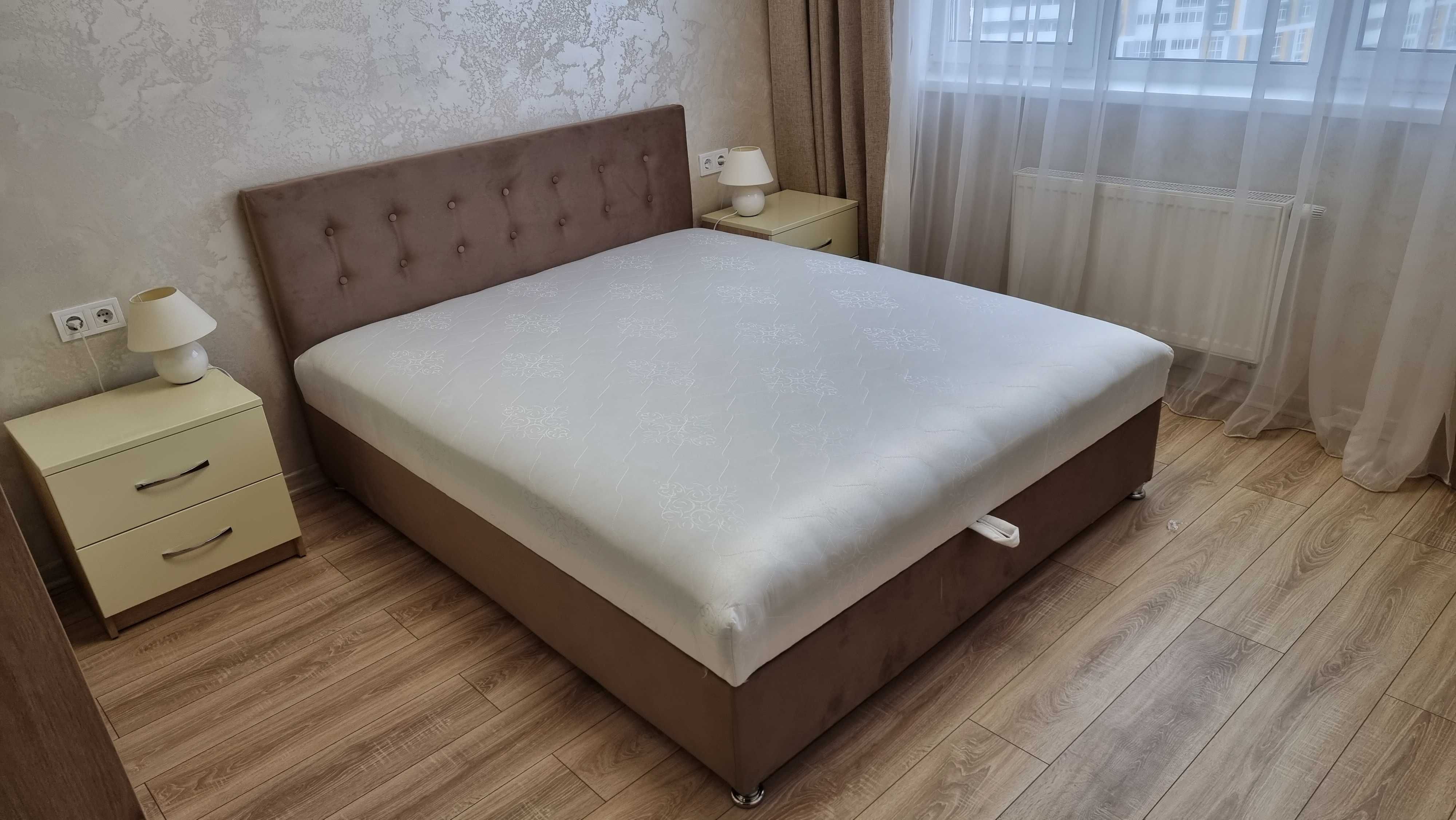 Кровать "Кира" з Матрацом антрацит. Новая по Цене Ліжко. Доставка