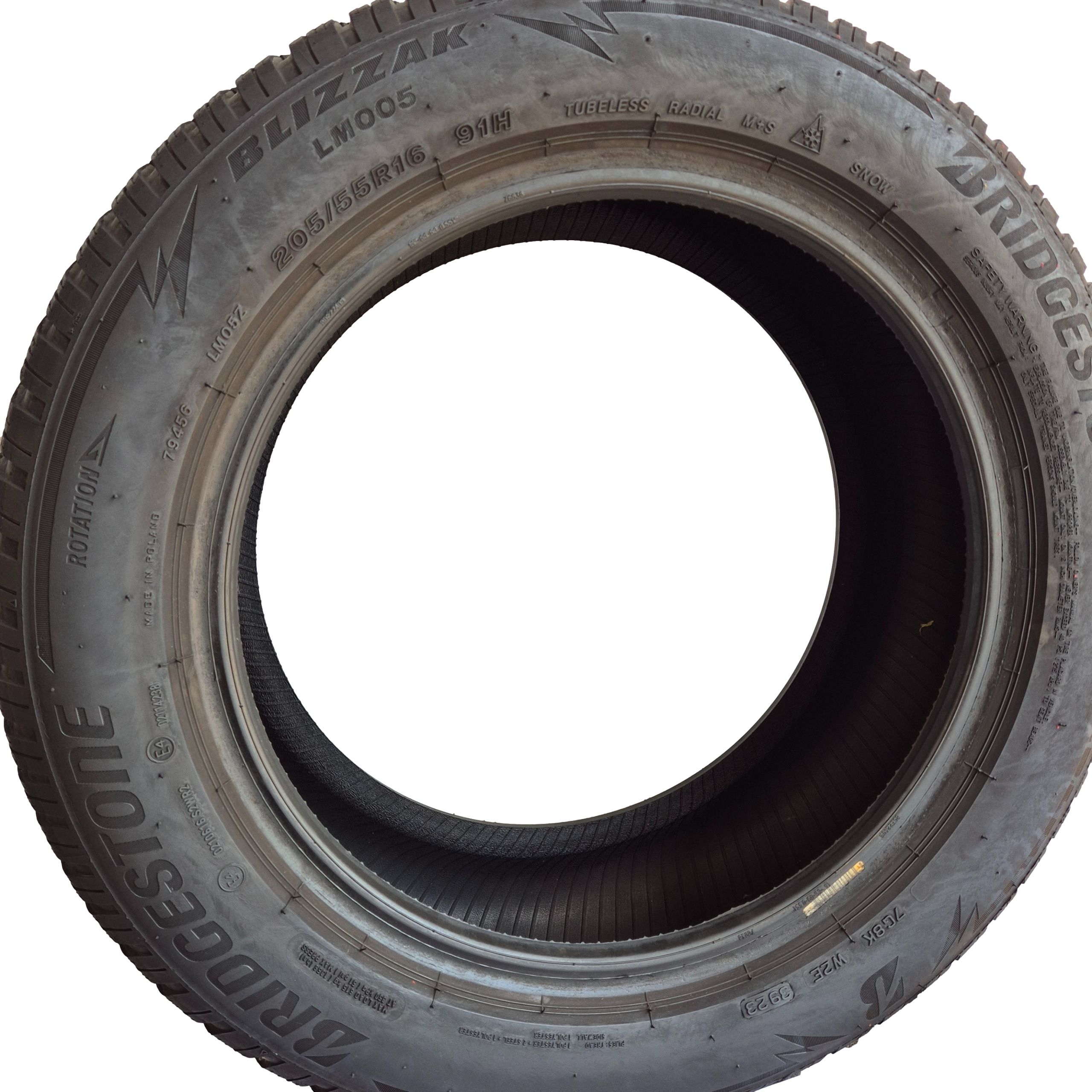 Bridgestone blizzak LM005 205/55 R16 91H 7mm 2023
