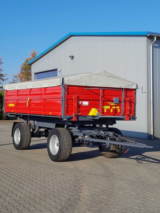 Przyczepa rolnicza IFA HL HW 8011 - 3 strony wywrot - 8 ton - Idealna
