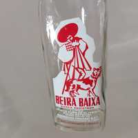 Garrafa antiga de azeite em vidro pirogravada  "Beira Baixa"