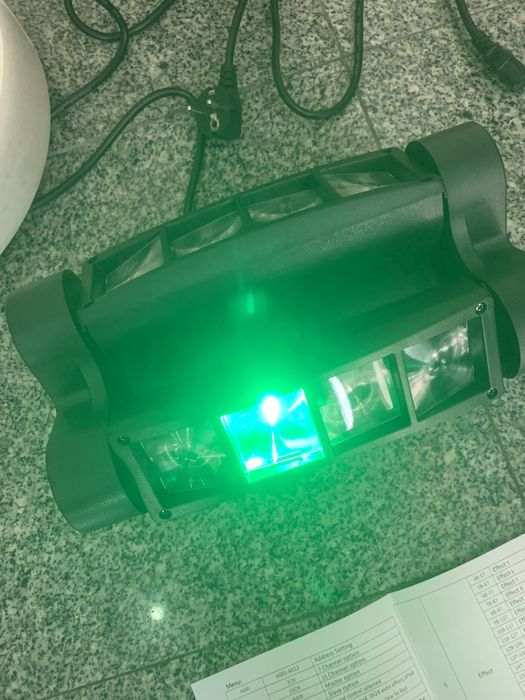 Moving led spider novos