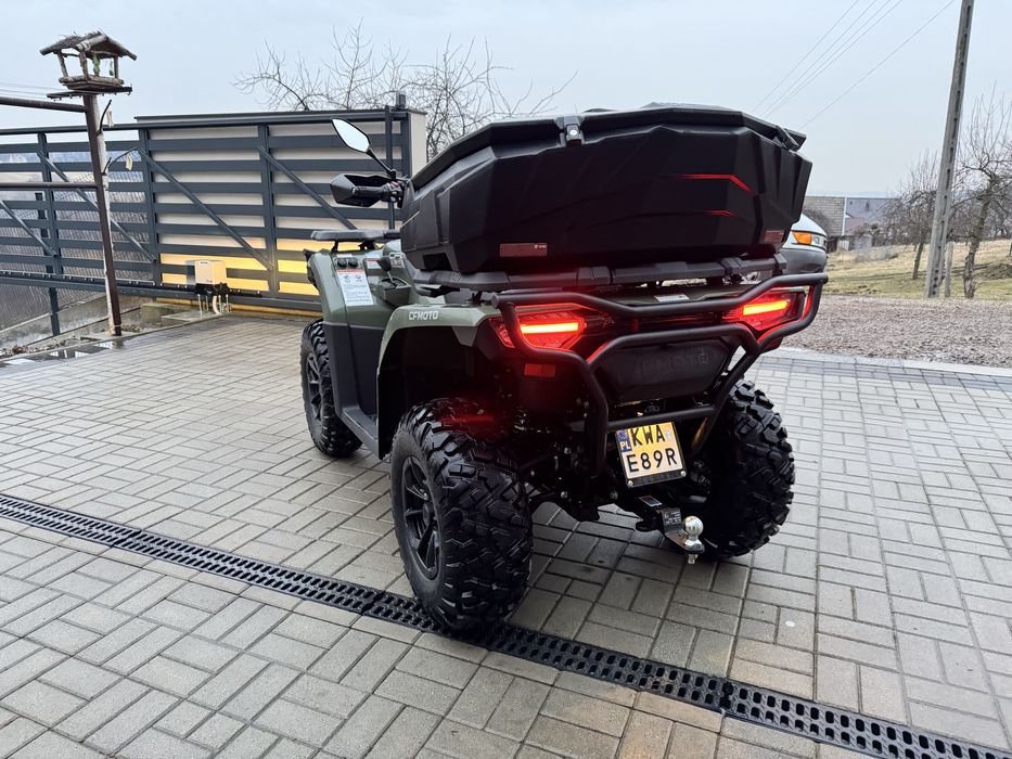 Quad CfMoto 520L halogen grzane manetki bompery NOWY