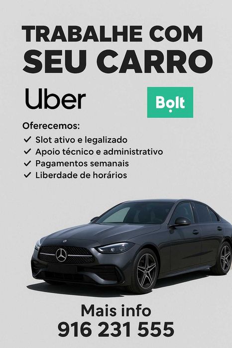 Slots TVDE - Uber e Bolt