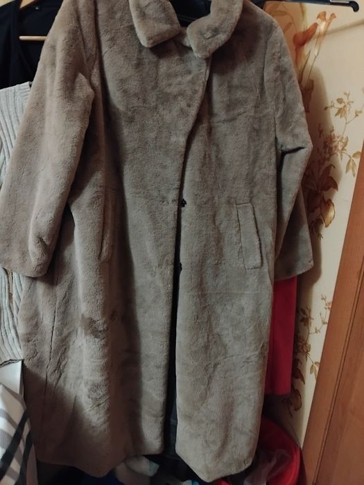 Шуба бохо персекового цветановая