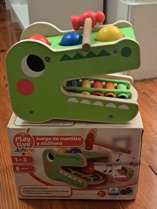 Jogo martelo e xilofone (muito bom estado)