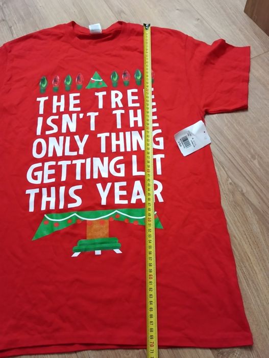 Bluzka świąteczna M bawełna z metką