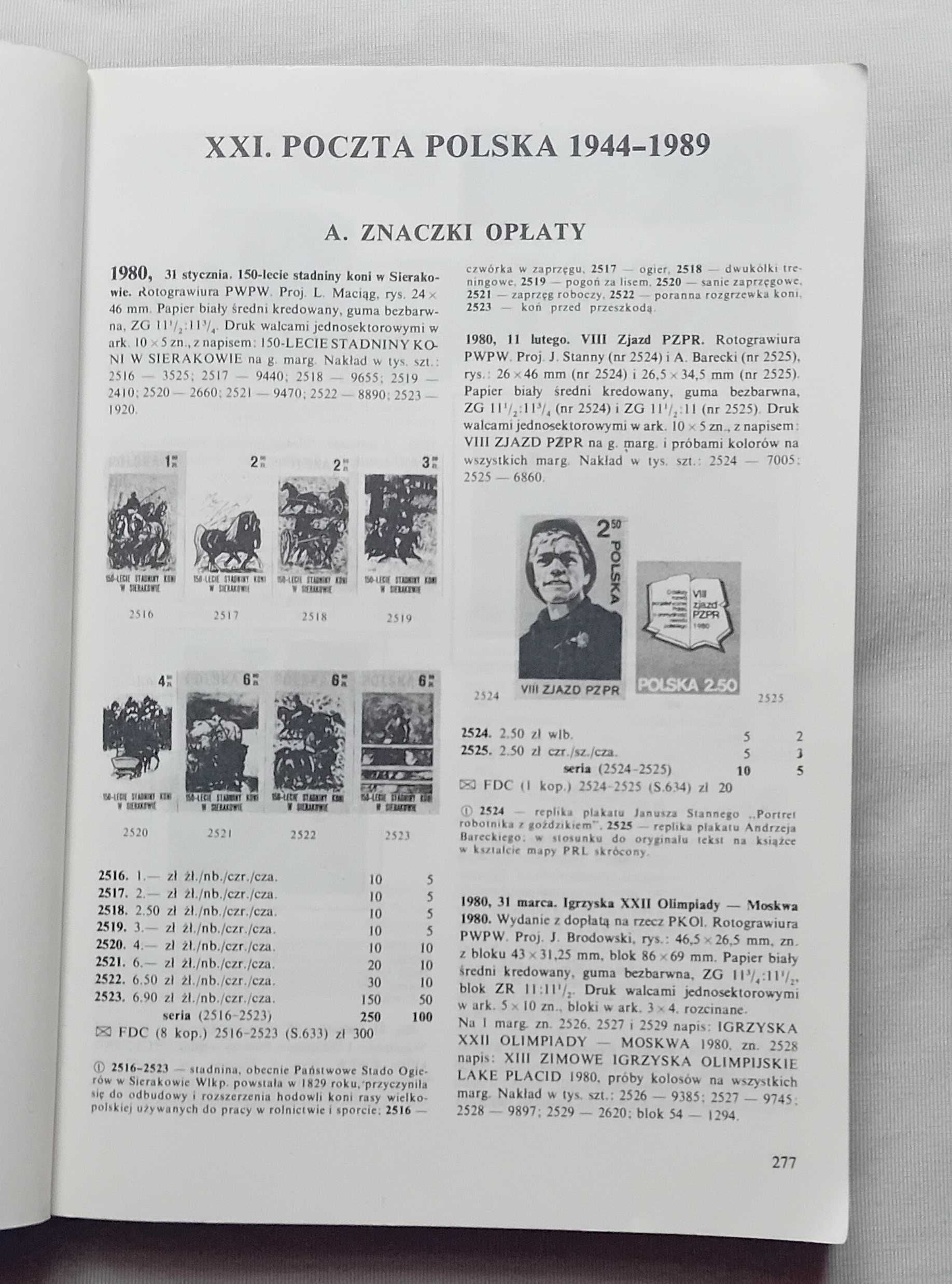 Katalog specjali. znaków pocztowych ziem pollskich wyd 3, część 4.1990