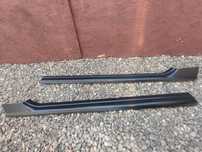 BMW E46 COUPE / M3 / ORYGINALNE LISTWA MASKUJĄCA PROGU WEWNĘTRZNA LEWA / PRAWA / CZARNA ( OSŁONA KRAWĘDZI / USZCZELKI  ) O NR. 51 47 8 239 960 /  51 47 8 239 959 OEM W BARDZO DOBRYM STANIE