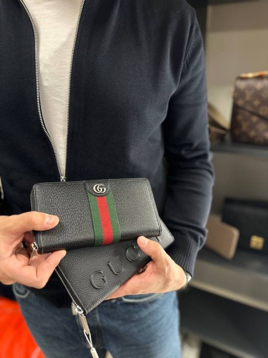 Гаманець портмоне gucci чоловічий комплект бутика