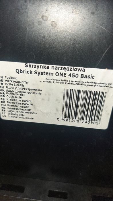 Qbrick system one skrzynia narzędziowa