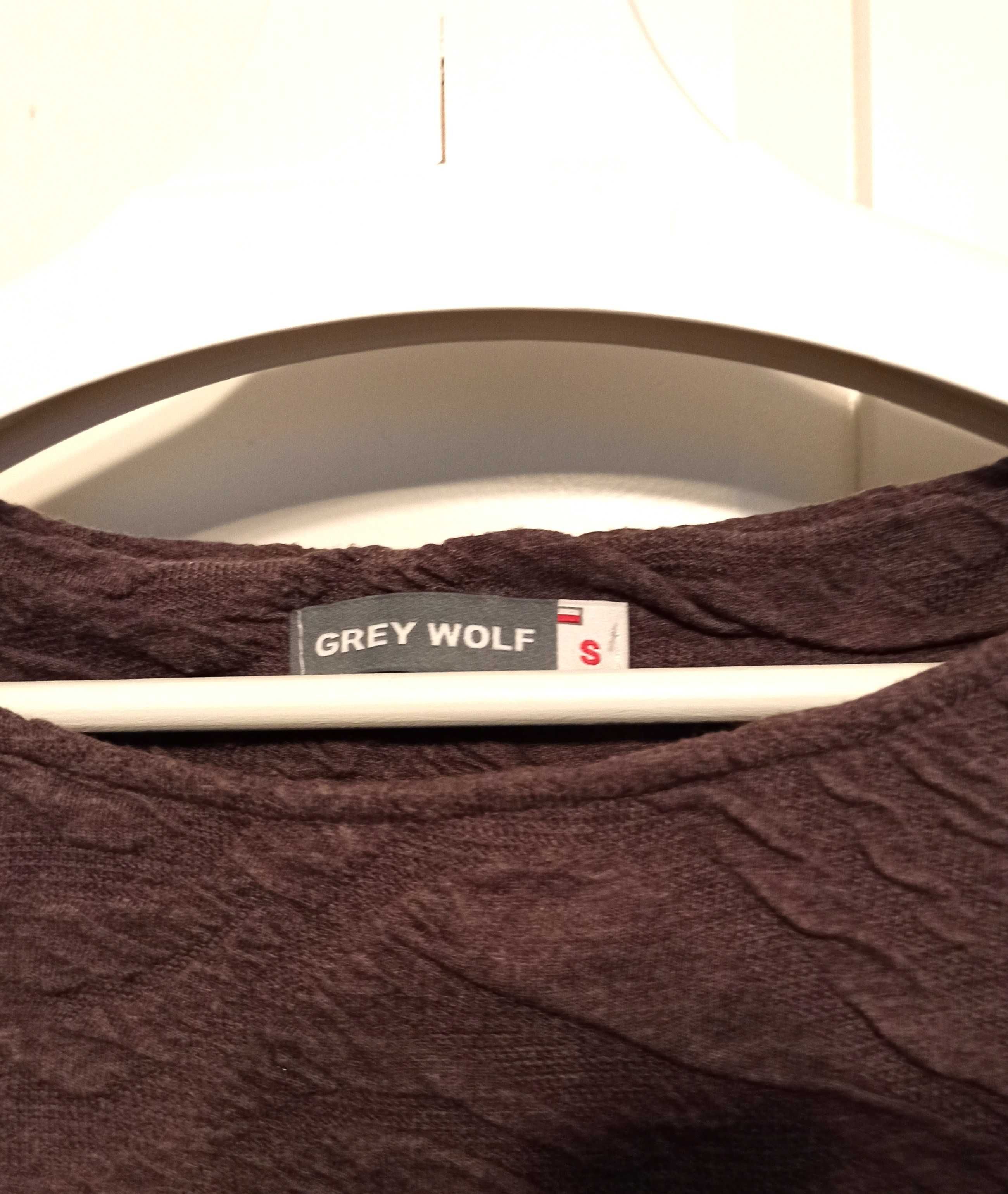 Drapowana sukienka zimowa Grey Wolf S/M