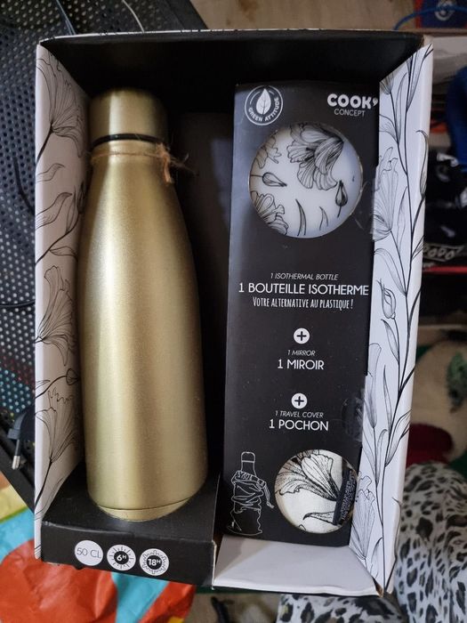 Conjunto garrafa termica