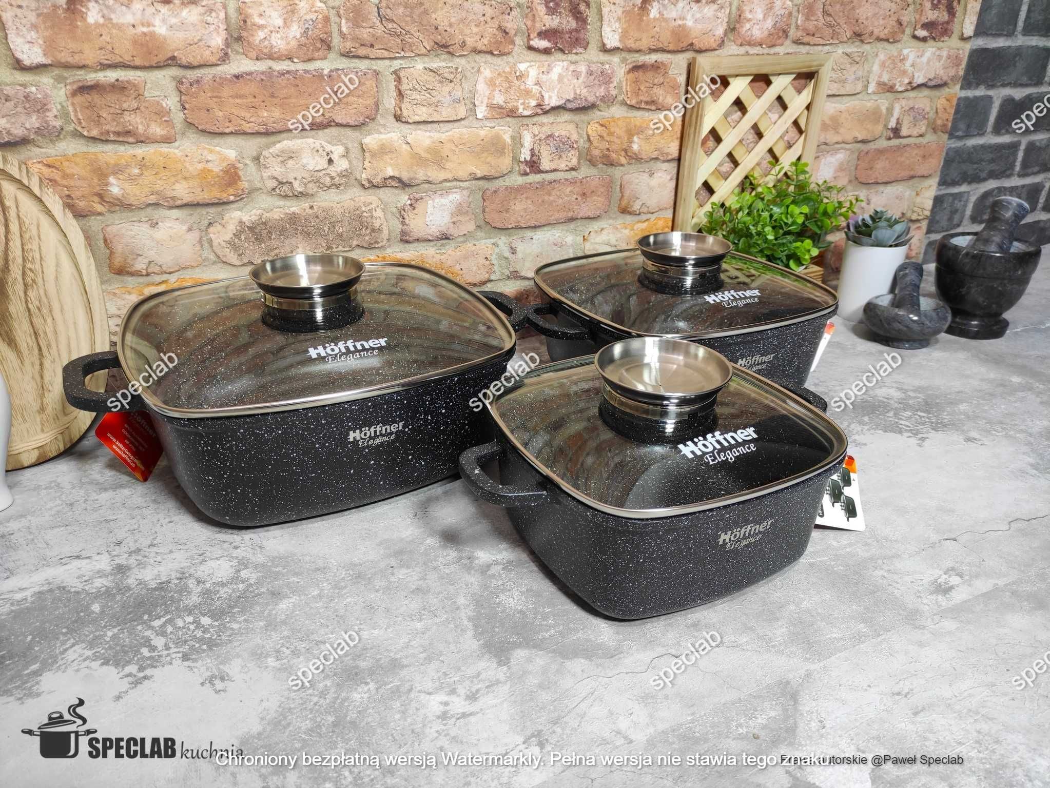 Zestaw garnków HF-7766. Gaz, indukcja, halogen, piekarnik