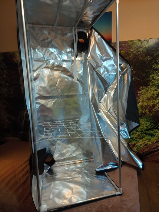 Growbox 70x70x160 tytoń zioła warzywa mylar cbd thc szklarnia foliak