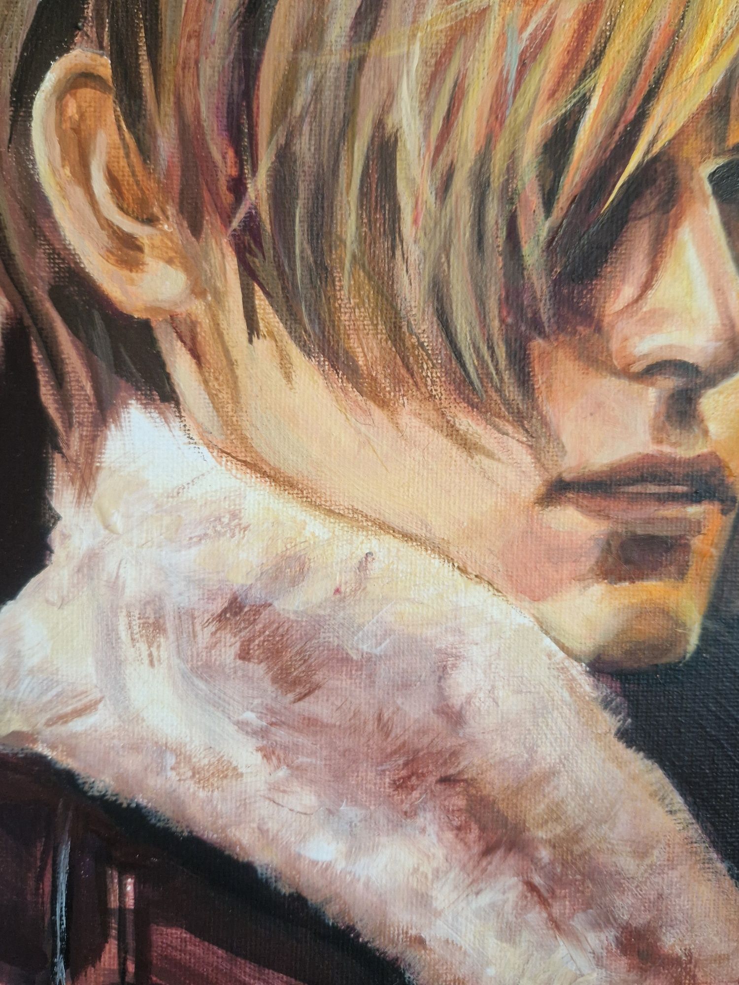 Obraz olejny na płótnie Resident Evil 4, Leon S. Kennedy, Capcom, RE