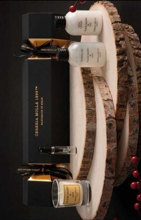 Cracker Set Black - Orchid & Lily - Cereria Molla