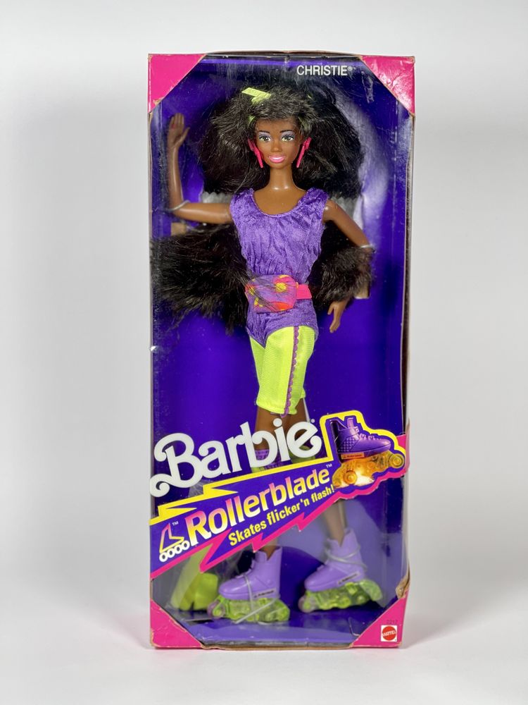Christie Barbie Rollerblade Skates Flicker’n Flash 1991