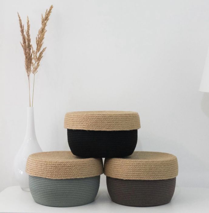 Kosz Czekoladowy z pokrzywą z juty