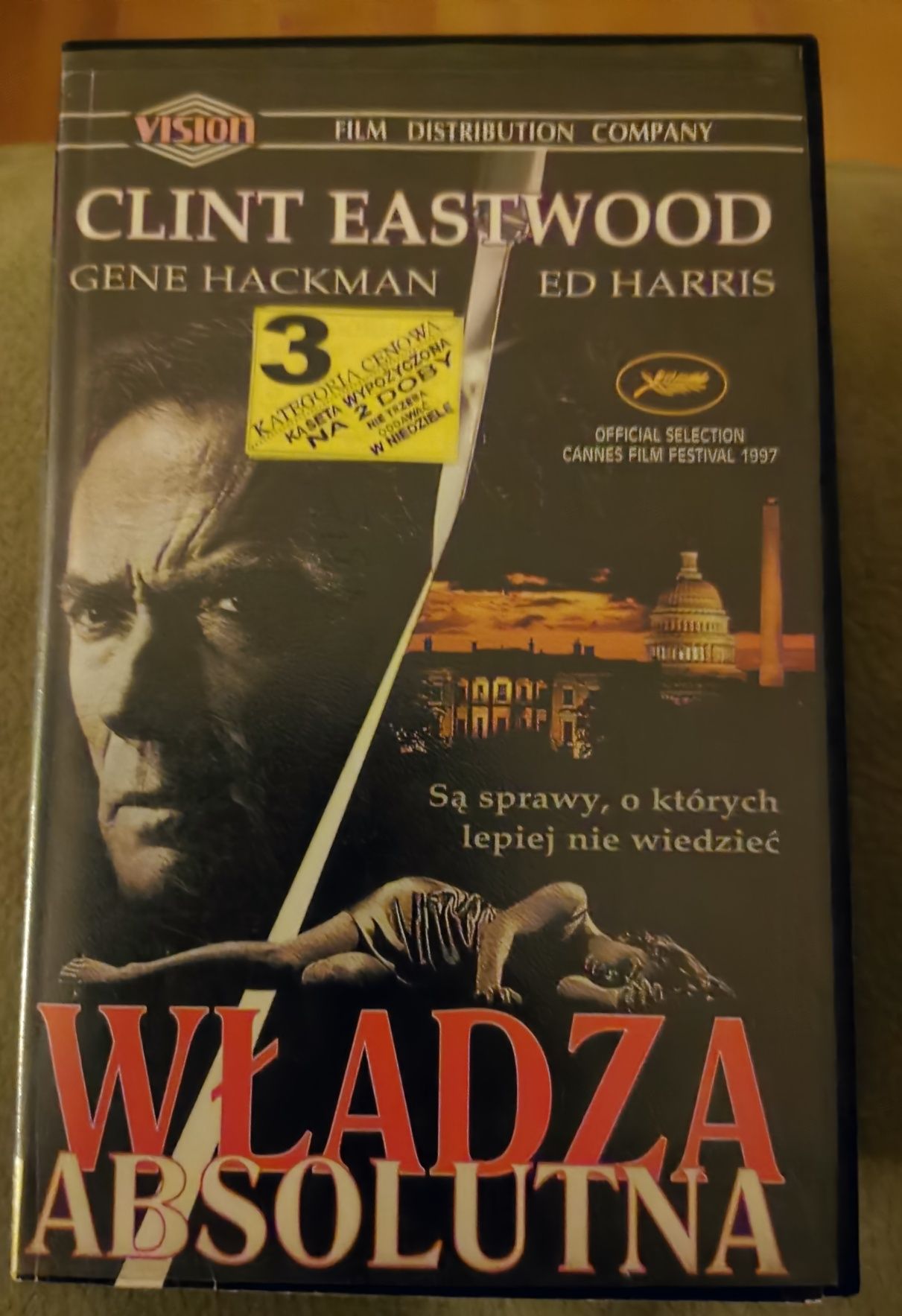 Władza absolutna Clint Eastwood kaseta VHS