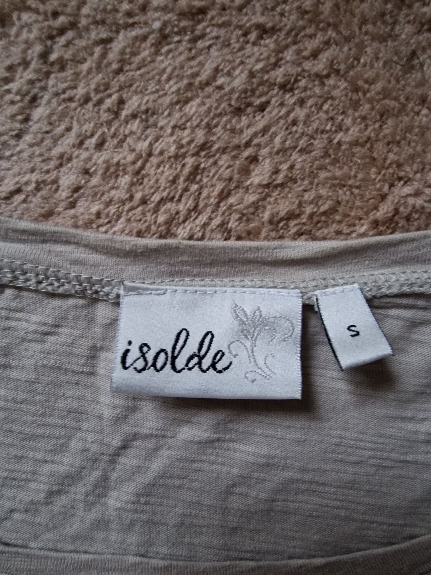 Bluzka z dużą aplikacją isolde S