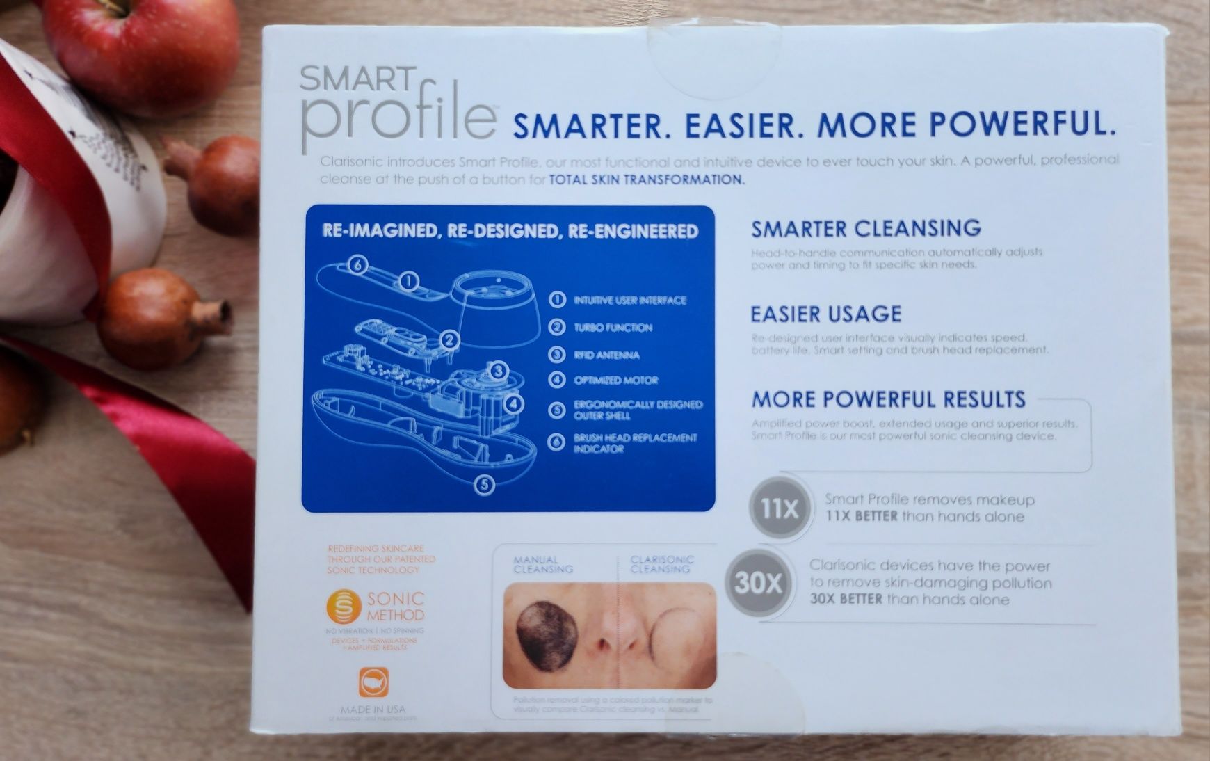 Clarisonic SMART profile щітка для обличчя / аппарат для очищения лица
