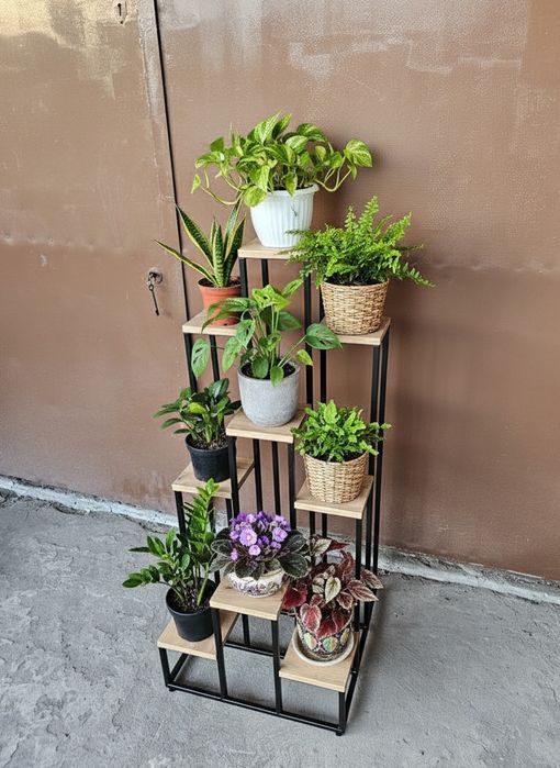 Kwietnik Stojący 9 Poziomów Kaskada XXL 120cm