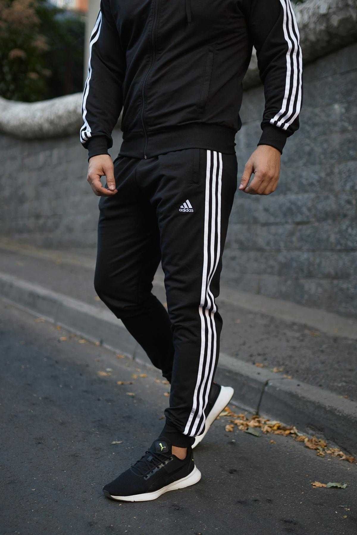 Споривный костюм мужской осенний весенний Adidas барсетка в подарок