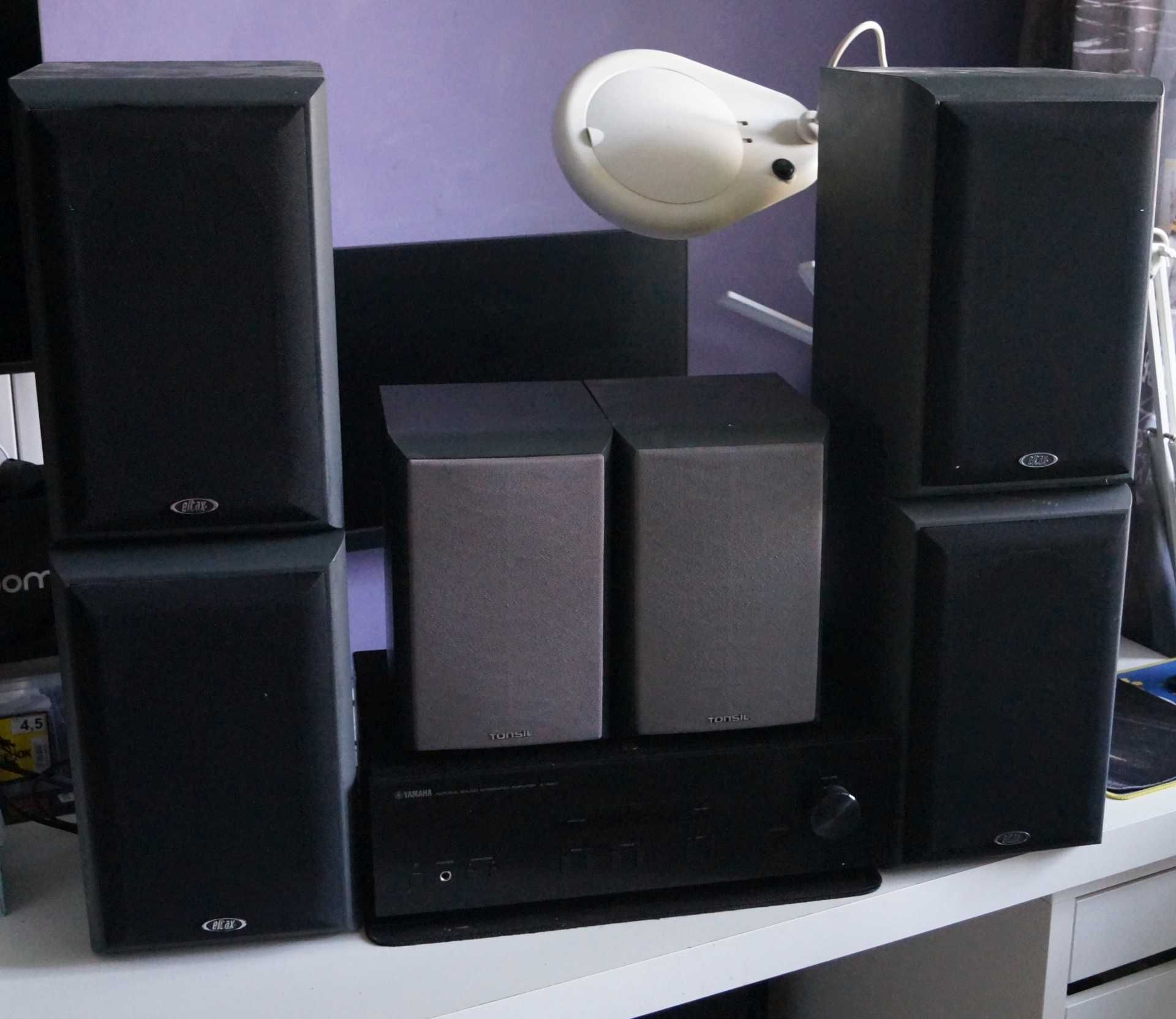 Zestaw Yamaha A-S201 kolumny 4X eltax symphony 4.2 2x Tonsil