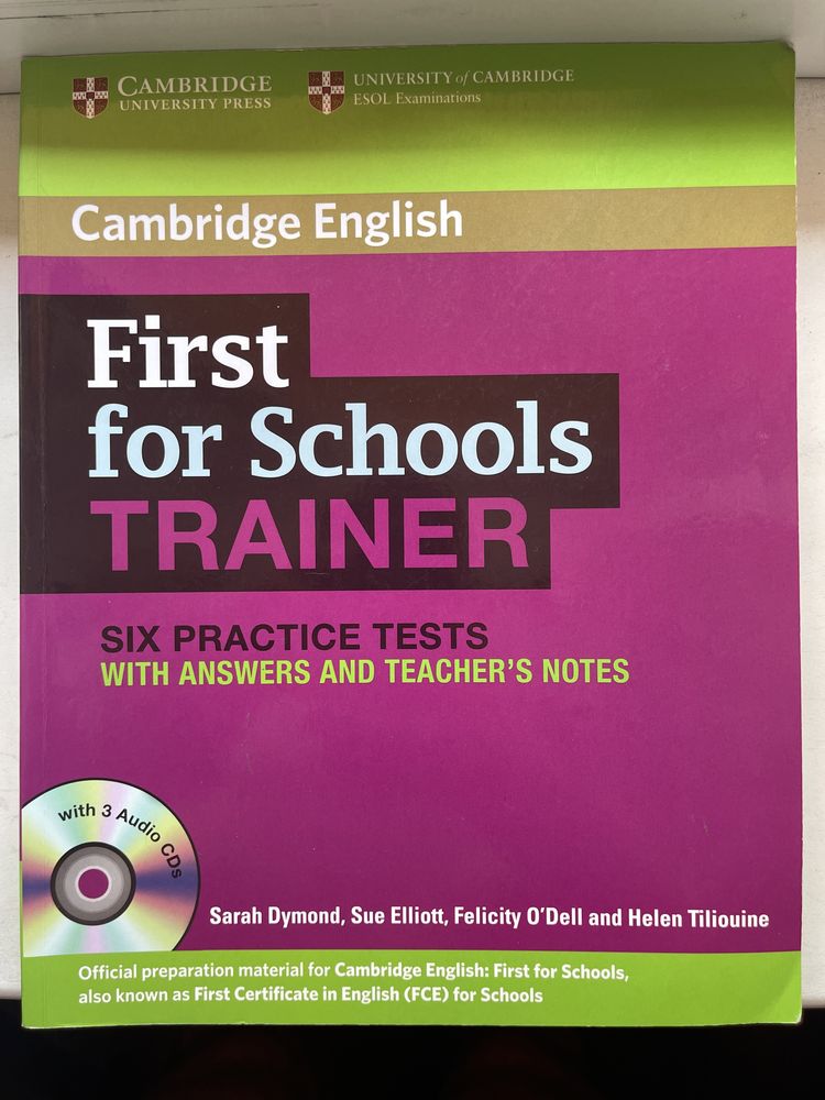First for schools Trainer( cambridge english)