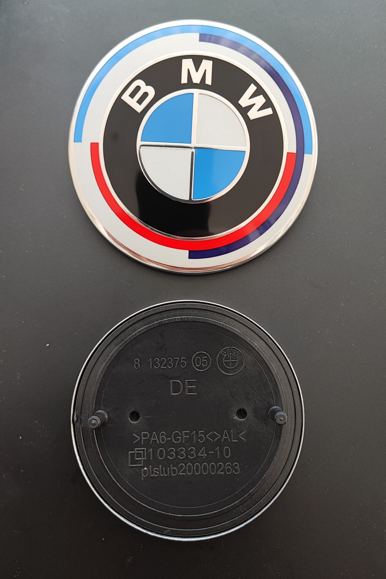 Símbolos BMW 50 Aniversário 4*68, 82, 74 e 45mm NOVOS capô mala jantes