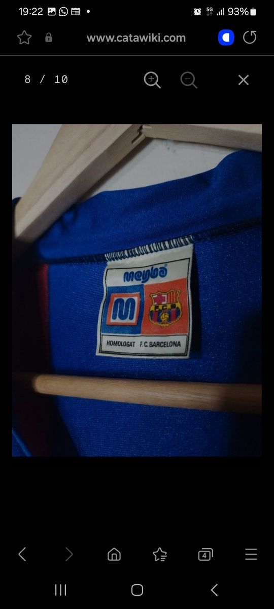 Camisola de jogo do quini do barcelona   artilheiro do campeonato.