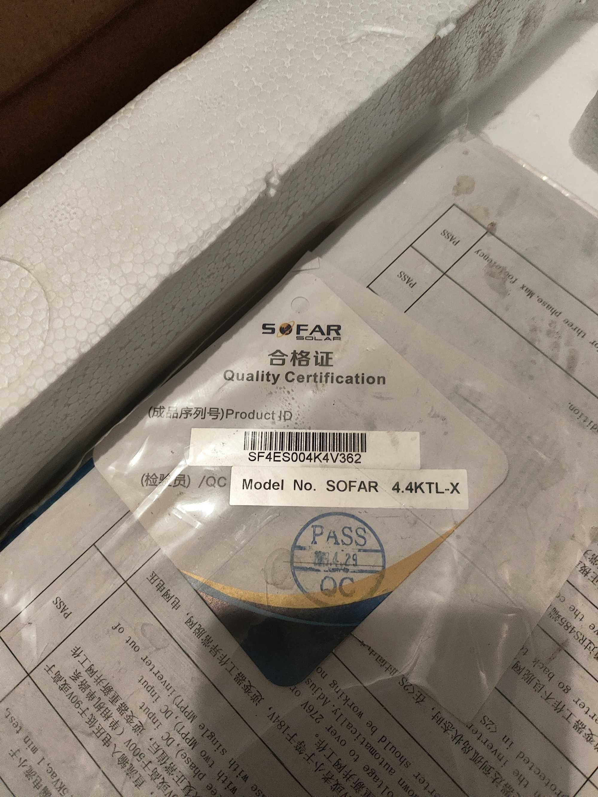 Sofar 4.4 KTL-X uzywany
