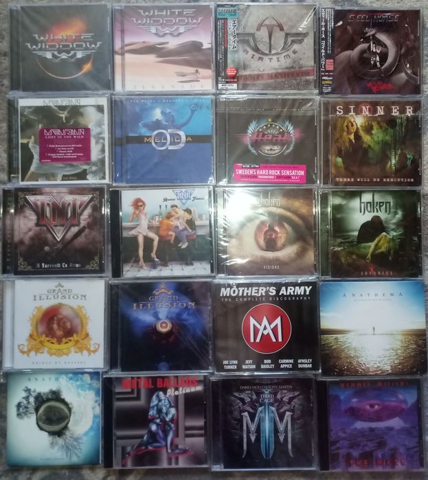 Joe Bonamassa. Great White. DGM. TEN. ZENO+інші CD HARD-ROCK. Фірма CD