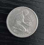 Moneta 50 Pfennig - 1980r
