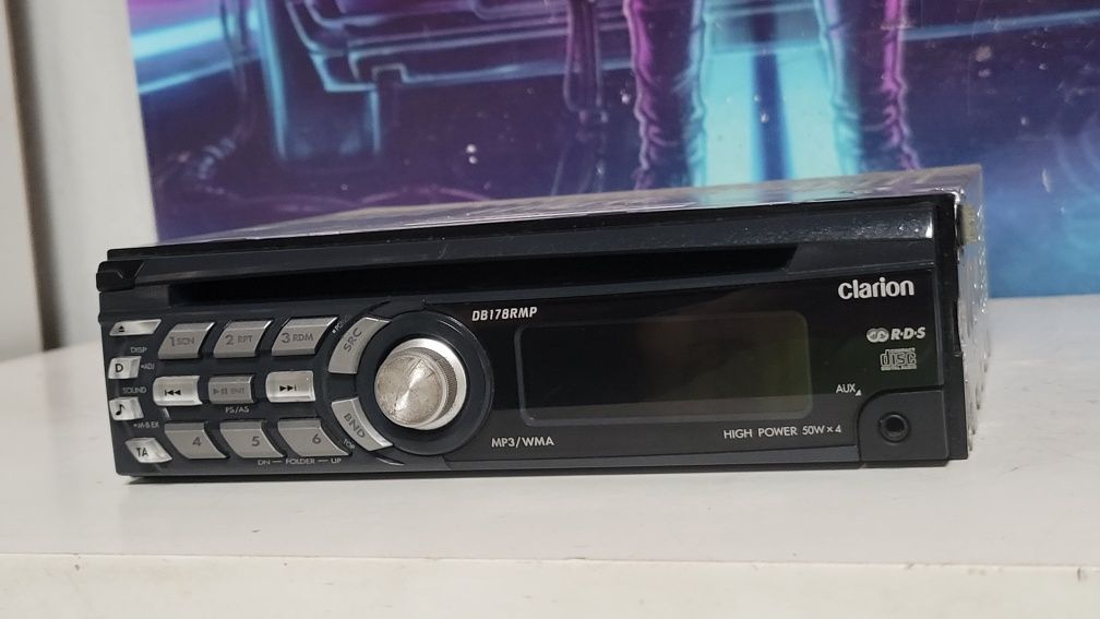 Mocne Radio Samochodowe CLARION CD MP3 AUX FM Lubin wysyłka OLX