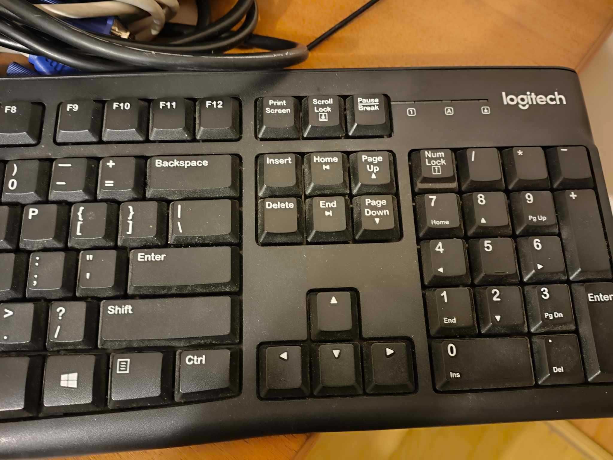 Monitor komputer klawiatura