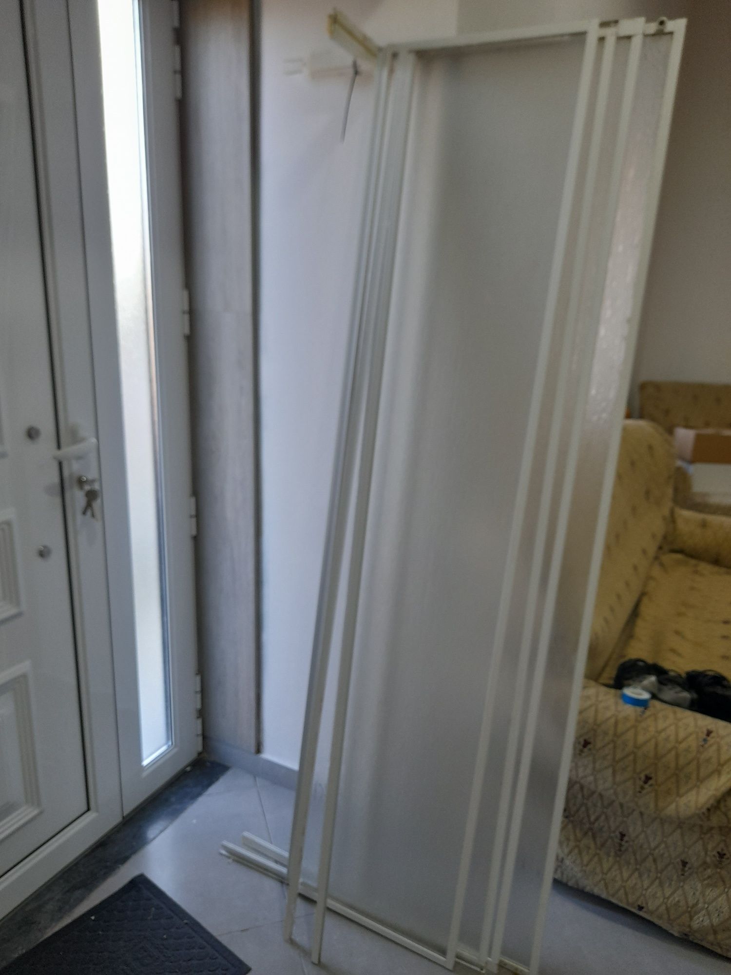 Conjunto de Portas de chuveiro para base de 80 cm e 2 Lavatório