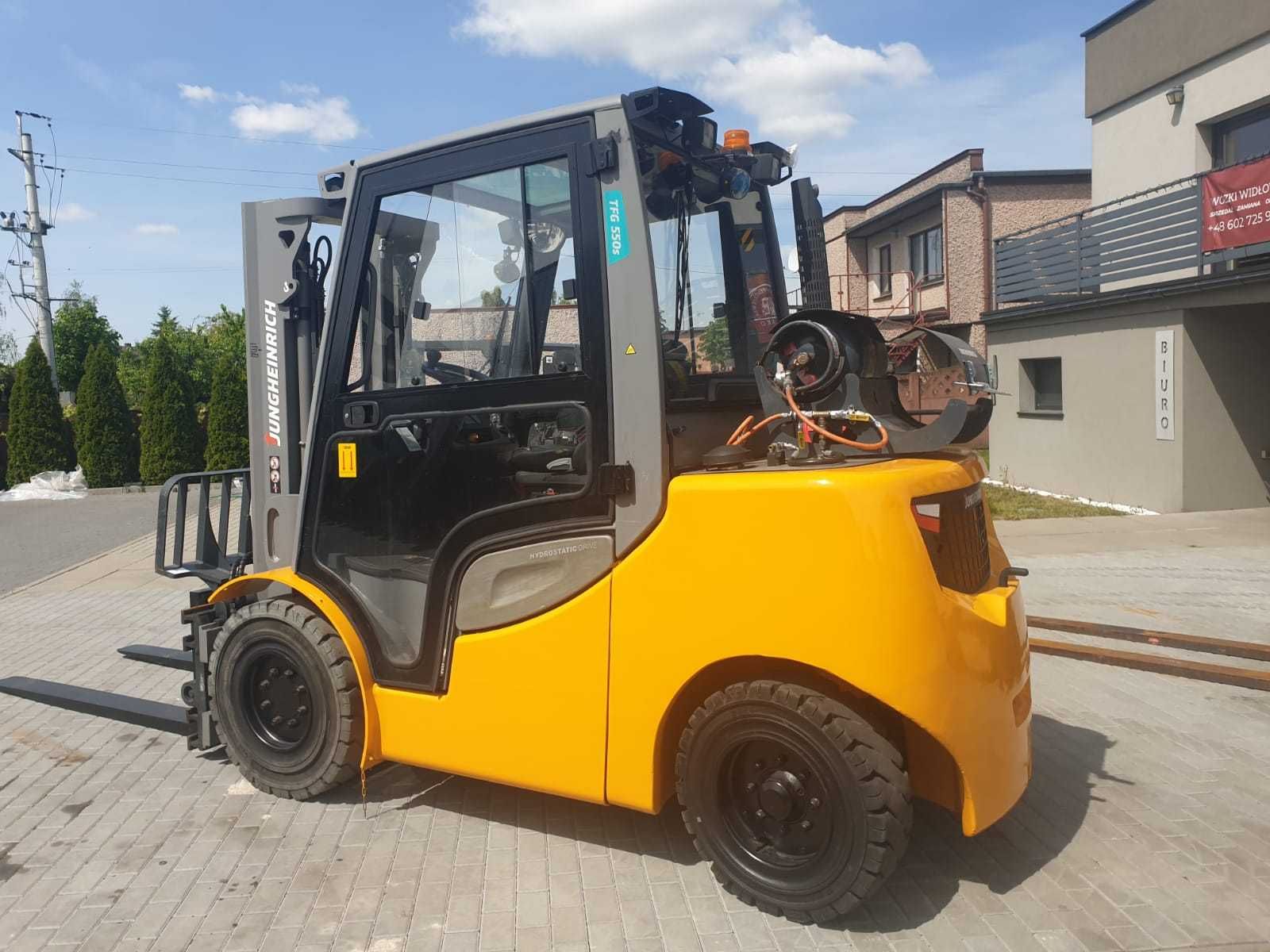 Wózek widłowy używany Jungheinrich TFG550s 2019r KABINA 5TON